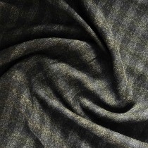 Clearance Melton Wool Mix Grey and Black Stripe (2) 3