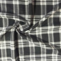 Royal Stewart Fleece Blanket 120cm x 154cm Grey3