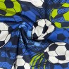 Fun Printed Cotton Fire Retardant Blue Football 3