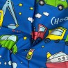 Fun Printed Cotton Fire Retardant Blue Travel 3