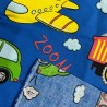 Fun Printed Cotton Fire Retardant Blue Travel 4