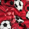 Fun Printed Cotton Fire Retardant Red Football 3