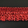 Chenille Curtain Fringe 5cm (1.9") Red