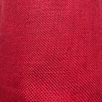 Hessian Fabric Coloured Red 3