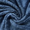 Double Sided Coral Cuddle Fleece Fabric Navy