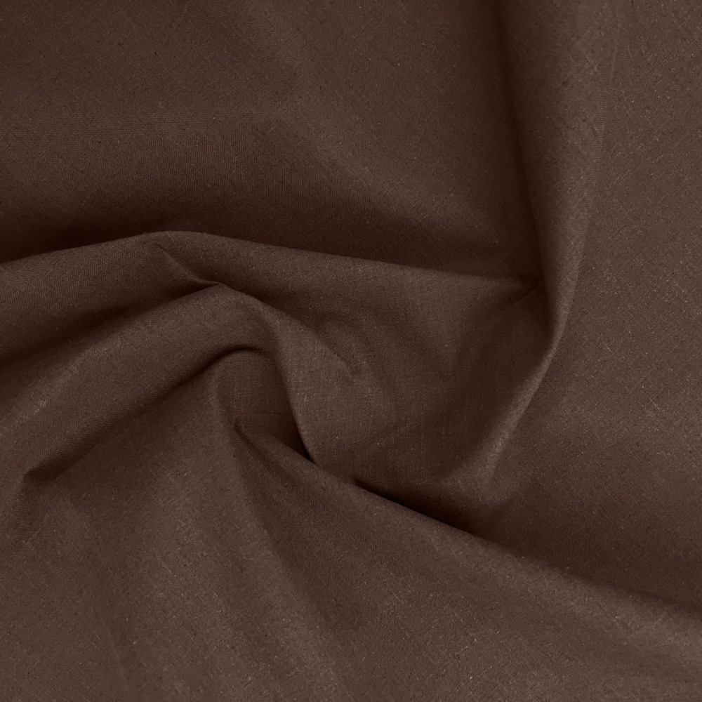 Fire Retardant Polycotton Fabric Brown 1