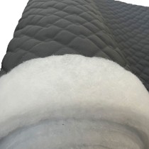 Quilted 7oz Waterproof Fabric Double Diamond Design