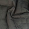 Quilted 7oz Waterproof Fabric Double Diamond Design Grey 2