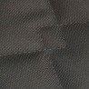 Quilted 7oz Waterproof Fabric Double Diamond Design Grey 3