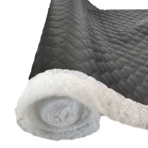 Quilted Fabric Leatherette Double Diamond Design 1