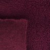 Sherpa Fleece Fabric SPECIAL OFFER Burgundy 3