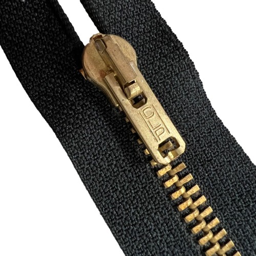 Brass Metal Zip with Open End (No5)