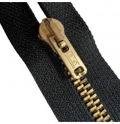 Brass Metal Zip with Closed End (No5)