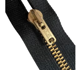 Brass Metal Zip with Open End (No5)