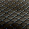 Quilted Leatherette  Blue and Black 1