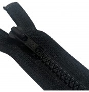 Black Plastic Zip (33cm-13")1