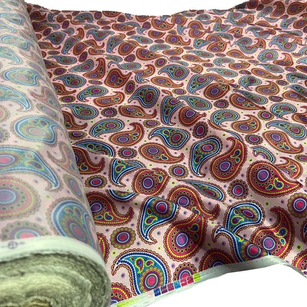 Waterproof Fabric Polyester Paisley - EU Fabrics