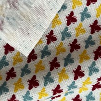 100% Cotton Small Bees 4