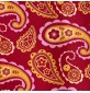 100% Cotton Red Paisley 4