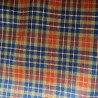 Clearance Waterproof Dry Wax Fabric Orange Check 4