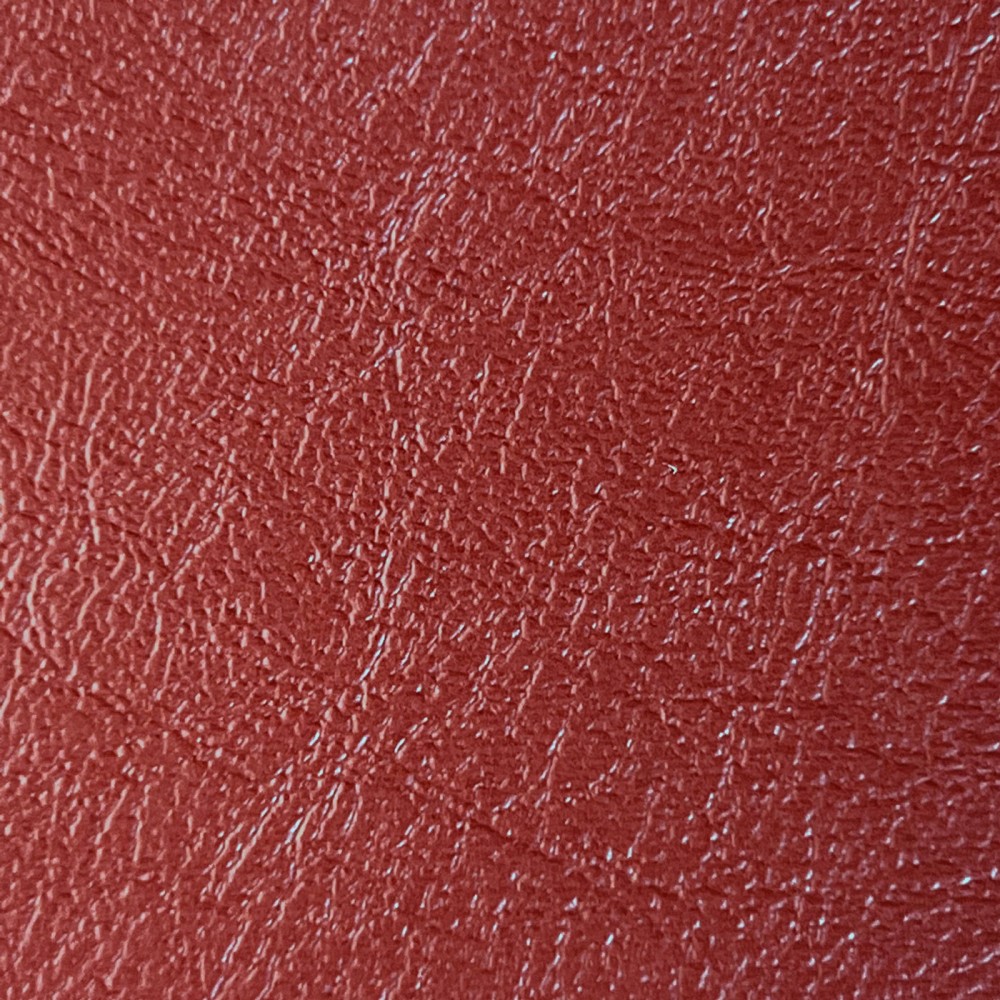 Jaguar Grain Leatherette Fabric Old Red1