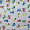 Polycotton Prints - Cars White