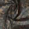 Waxed Cotton Canvas Fabric Clearance Camo Flower 3