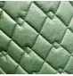 Quilted Fabric Waxed Cotton Canvas Olive