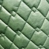 Quilted Fabric Waxed Cotton Canvas Olive