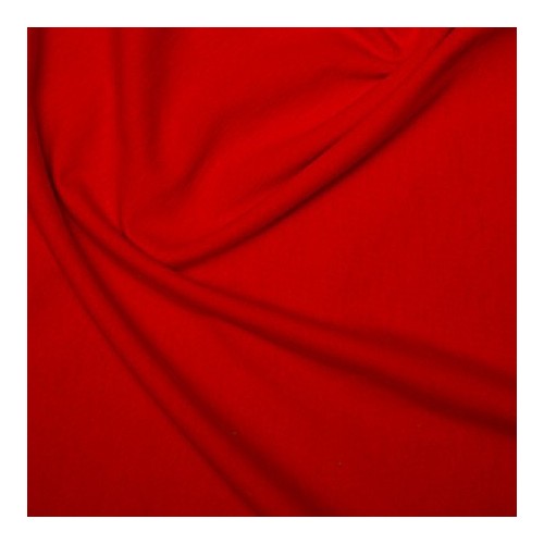 100% Cotton Interlock Jersey Red