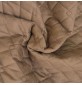 Quilted Suede Fabric Brown4