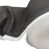 Quilted Suede Fabric Charcoal1