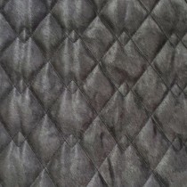 Quilted Suede Fabric Charcoal5