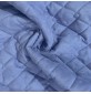 Quilted Suede Fabric Mid Blue4