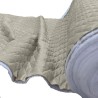 Quilted Suede Fabric Beige1