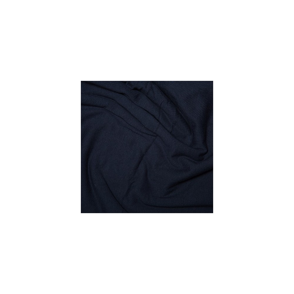 100% Cotton Interlock Jersey Navy