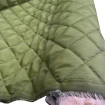 Quilted Fabric Lining 2 Inch Box Olive5