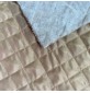 Quilted Fabric Lining Diamond Design Beige4