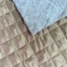 Quilted Fabric Lining Diamond Design Beige4