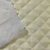 Quilted Fabric Lining Diamond Design Dark Ivory2