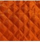 Quilted Fabric Lining Diamond Design Orange2