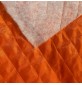 Quilted Fabric Lining Diamond Design Orange3