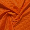 Quilted Fabric Lining Diamond Design Orange4