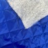 Quilted Fabric Lining Diamond Design Royal2