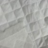 Quilted Fabric Lining Diamond Design White2