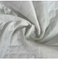 Quilted Fabric Lining Diamond Design White3