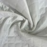 Quilted Fabric Lining Diamond Design White3