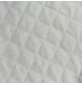 Quilted Fabric Lining Diamond Design White4