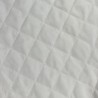 Quilted Fabric Lining Diamond Design White4