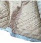 Quilted Fabric Lining Small Box Design 1.5" Beige2